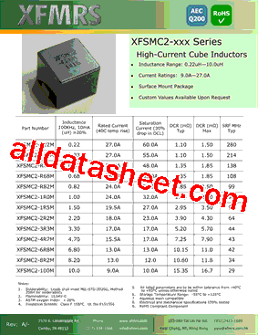 XFSMC2-R22M型号图片