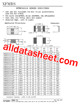 XFWICS1210-R68型号图片