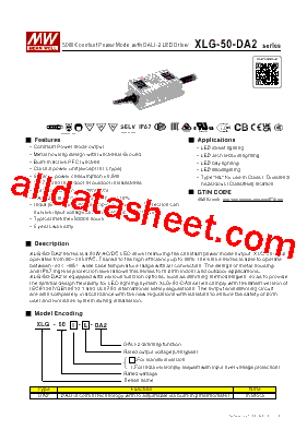 XLG-50-H-DA2型号图片