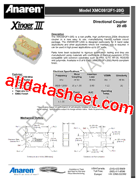 XMC0812F1-20G型号图片