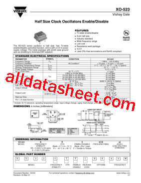 XO27DTFHNA4M型号图片
