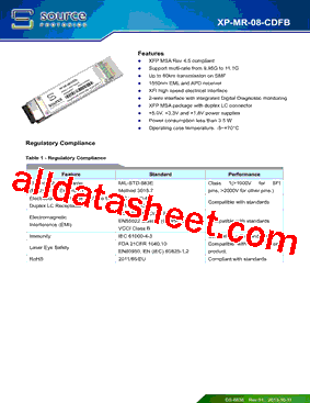 XP-MR-08-CDFB型号图片
