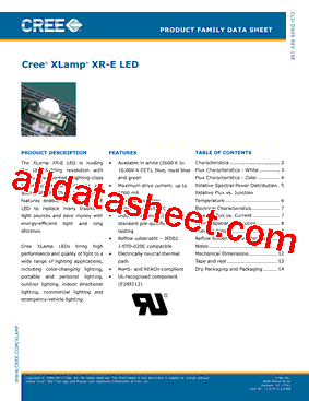 XREGRN-L1-0000-00P01-RND-7LED型号图片