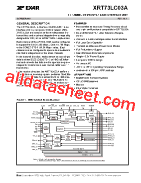 XRT73LC03A型号图片