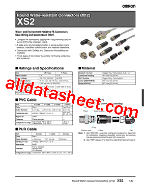 XS2F-M12PVC4A2M型号图片