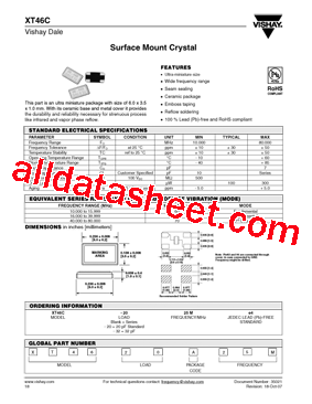 XT4618A12M288型号图片