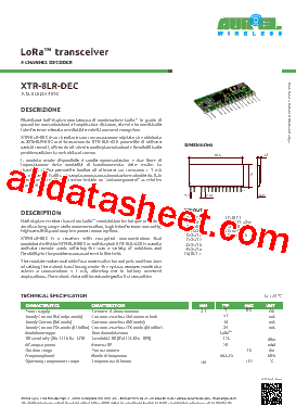 XTR-8LR-DEC型号图片