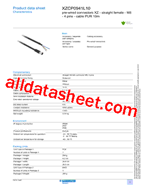 XZCP0941L10型号图片