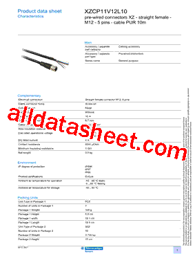 XZCP11V12L10型号图片