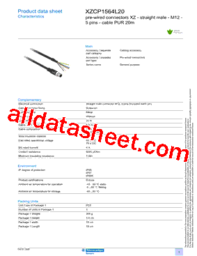 XZCP1564L20型号图片