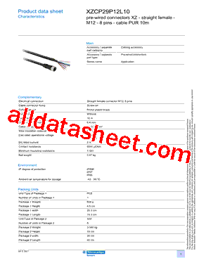 XZCP29P12L10型号图片