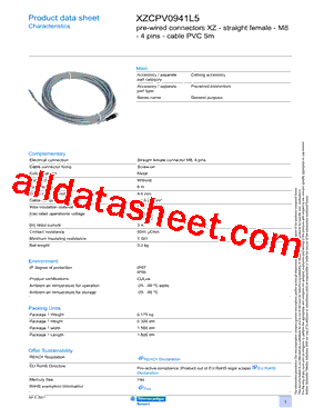 XZCPV0941L5型号图片
