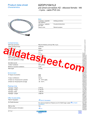 XZCPV1041L2型号图片