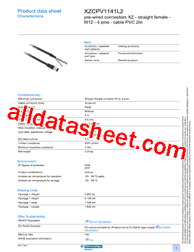 XZCPV1141L2型号图片