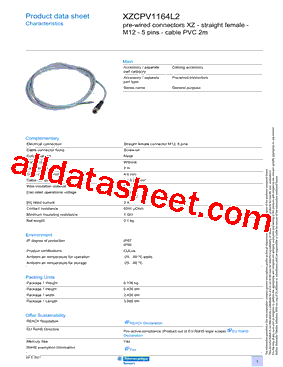 XZCPV1164L2型号图片