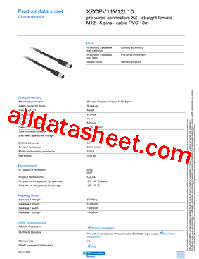 XZCPV11V12L10型号图片