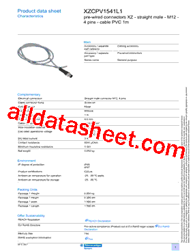 XZCPV1541L1型号图片