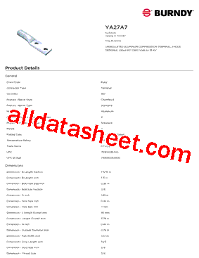 YA27A7型号图片