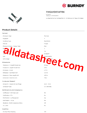 YHSA10K14FRK型号图片