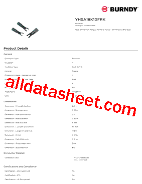 YHSA18K10FRK型号图片