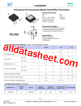 YJD20N06A型号图片