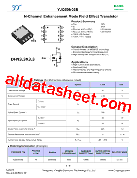 YJQ50N03B型号图片