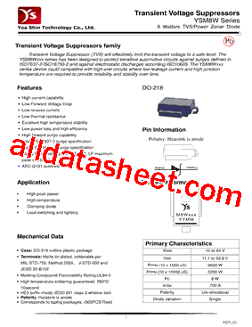 YSM8W18A型号图片