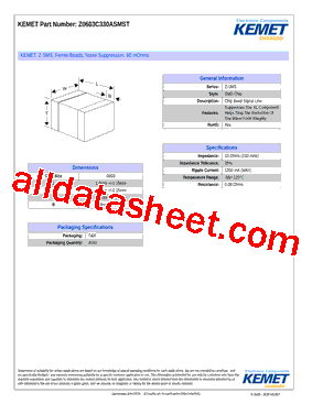 Z0603C330ASMST型号图片