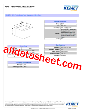 Z0603C601BSMST型号图片