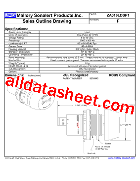 ZA016LDSP1型号图片