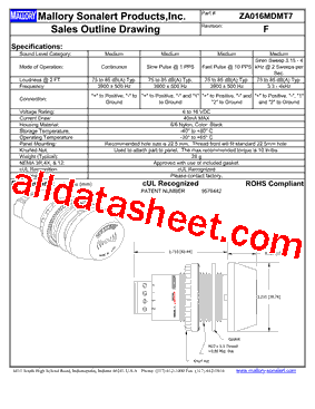 ZA016MDMT7型号图片