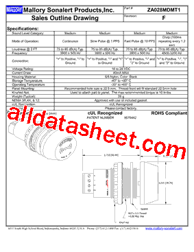 ZA028MDMT1型号图片