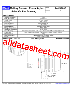 ZA028SACT型号图片