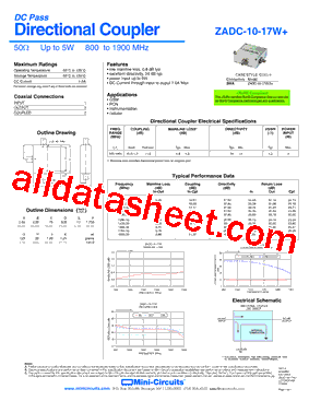 ZADC-10-17W+型号图片