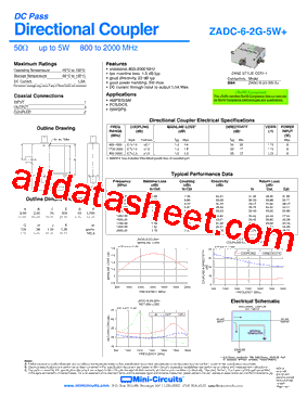 ZADC-6-2G-5W+型号图片