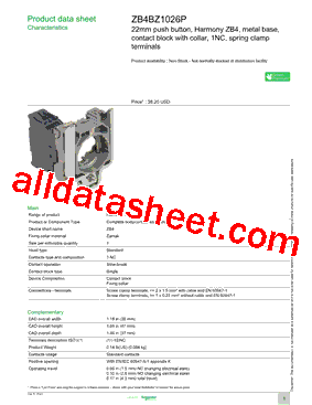 ZB4BZ1026P型号图片