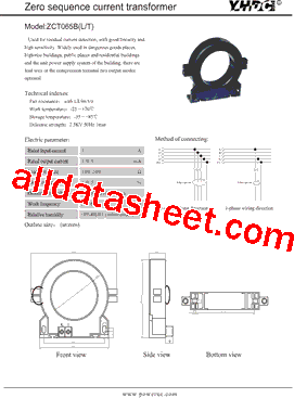 ZCT065B型号图片