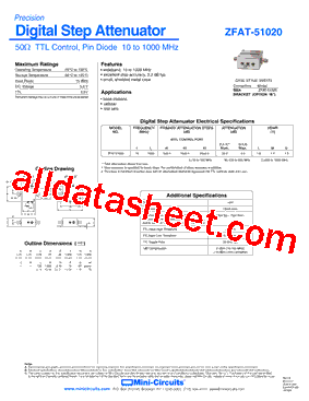 ZFAT-51020型号图片