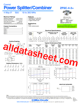 ZFSC-4-3型号图片