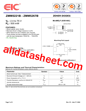 ZMM5234B型号图片