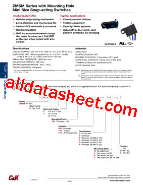 ZMSM-H-0130P00JT-W型号图片