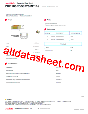ZRB186R60G226ME11型号图片