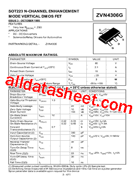 ZVN4306GVTA型号图片