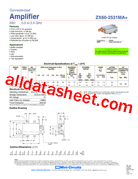 ZX60-2531MA+型号图片