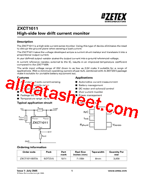 ZXCT1011E5TA型号图片