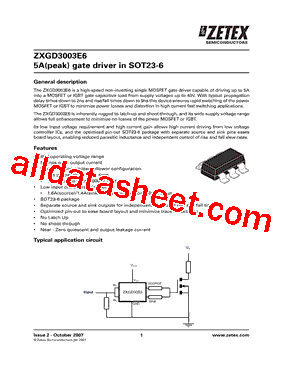 ZXGD3003E6TA型号图片