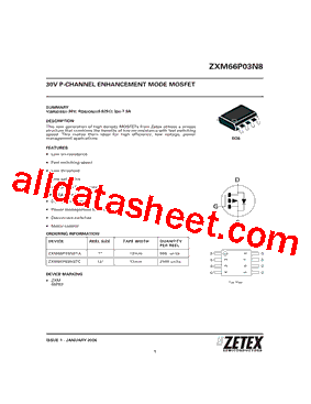 ZXM66P03N8TA型号图片