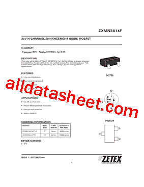 ZXMN3A14FTA-CUTTAPE型号图片