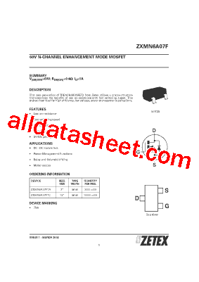 ZXMN6A07FTC型号图片