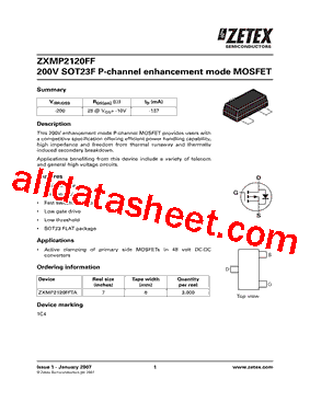 ZXMP2120FFTA型号图片